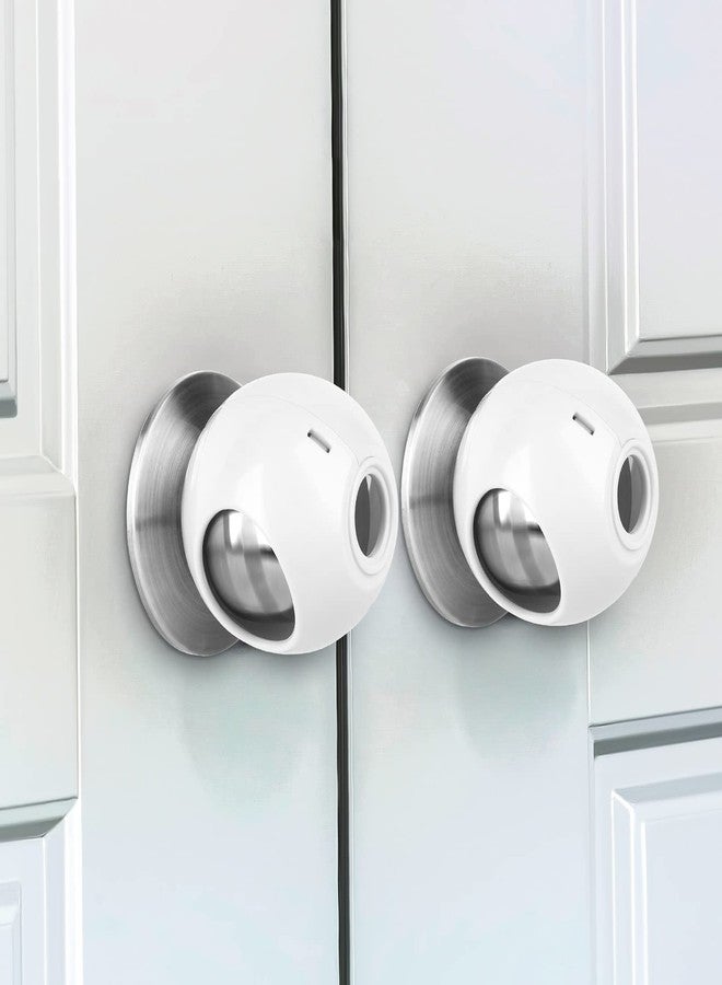 GRENFU Child Proof Door Knob Covers 6-Pack Universal Fit Baby Proof Door Knob Covers Prevents Toddlers from Opening Doors, Easy 1-Hand Use for Adults Door Knob Child Proof Cover Child Door Locks - Image 1
