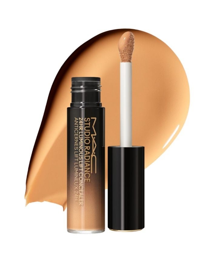 MAC Cosmetics Studio Radiance 24HR Luminous Lift Concealer NC25 – Serum-Infused Radiant Concealer with Medium Buildable Coverage for Light-Medium Skin with Golden Undertones 11ml - Image 1