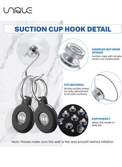 Unique 10Pcs Suction Cup Glass Suction Pads 40mm Clear PVC Strong Sucker Holder with Screw Nut for Car Shade Cloth Bathroom Wall Door Window  - Image 3