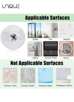Unique 10Pcs Suction Cup Glass Suction Pads 40mm Clear PVC Strong Sucker Holder with Screw Nut for Car Shade Cloth Bathroom Wall Door Window  - Image 5
