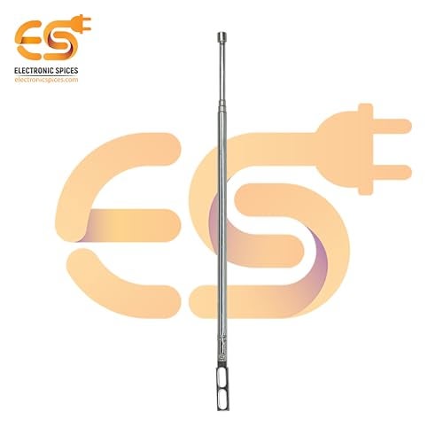 Electronicspices Electronic Spices 4 Section AM FM Radio Universal Antenna Stainless Steel Silver Color - Image 2