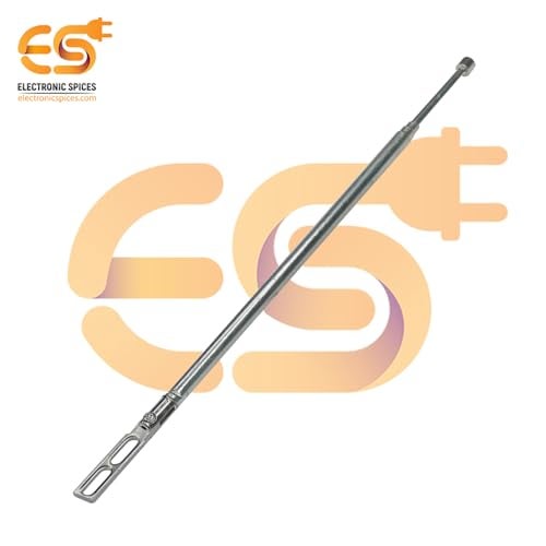 Electronicspices Electronic Spices 4 Section AM FM Radio Universal Antenna Stainless Steel Silver Color - Image 3