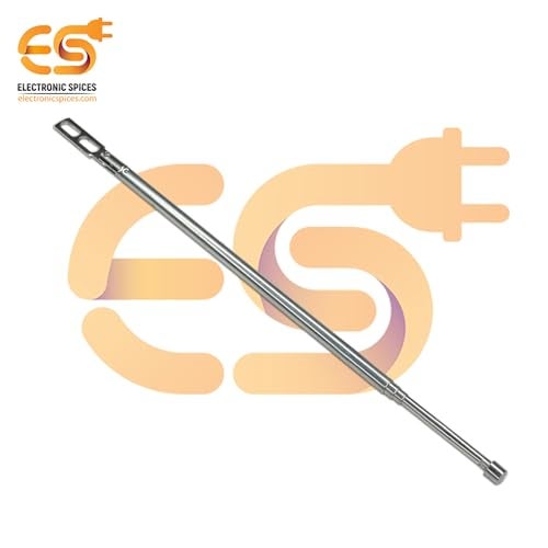 Electronicspices Electronic Spices 4 Section AM FM Radio Universal Antenna Stainless Steel Silver Color - Image 4