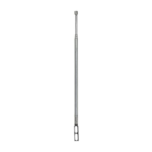 Electronicspices Electronic Spices 4 Section AM FM Radio Universal Antenna Stainless Steel Silver Color - Image 1
