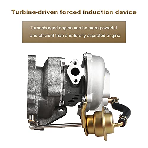 ADPOW VZ21 RHB31 Turbo Charger 100HP Compatible with Small Engines Quads Rhino 500-1000cc Briggs and Stratton Suzuki ALTO with YA1/ F6AT Engine Turbocharger Replacement for 13900-62D51 - Image 5