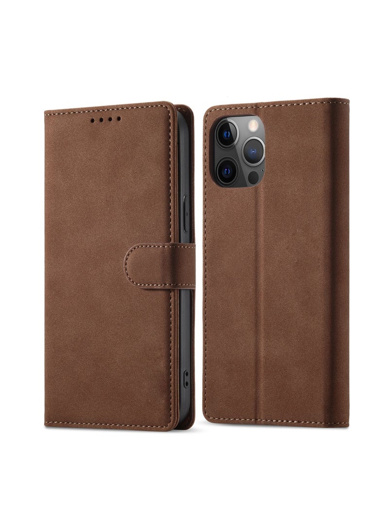 Loquat Suitable For iPhone Clamshell Type Solid Color Phone Case - Image 1