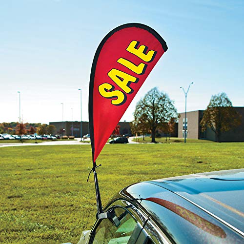 Fun Express - Sale Swoop Car Flag - Home Decor - Outdoor - Banners & Windsocks & Flags - Image 4