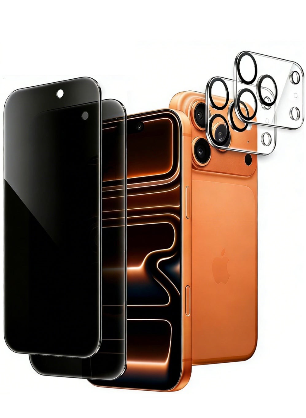 xlevel Xlevel 4 In 1 iPhone 17 Pro Privacy Screen Protector Camera Lens Protector Z88282DD1D1032513C7ECZ