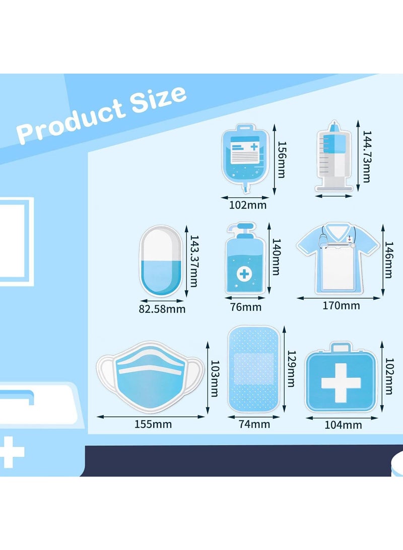 Y&D 8 Pack Creative Sticky Notes With Medical And Nursing Theme Combinations  - Image 2