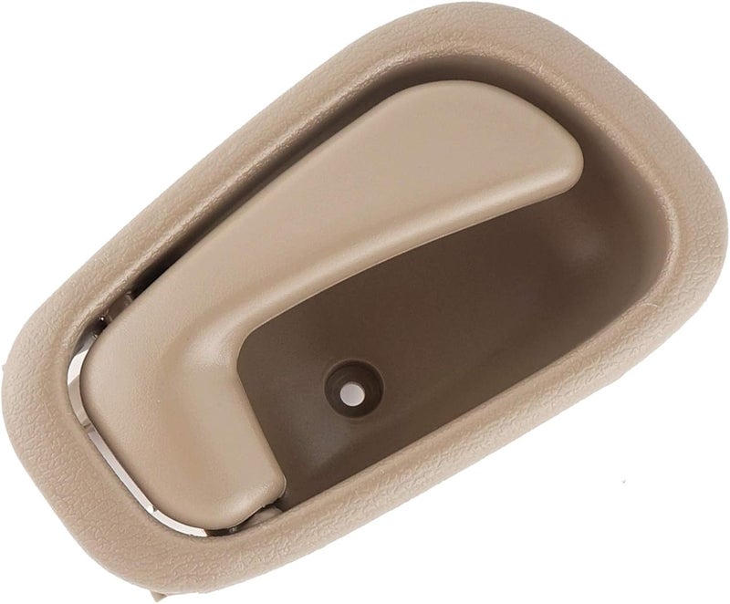 NPAUTO Interior Front Rear Door Handles Driver Passenger Side Pair Replacement for 1998 1999 2000 2001 2002 Toyota Corolla Chevy Prizm Manual Lock Beige/Tan - Image 5