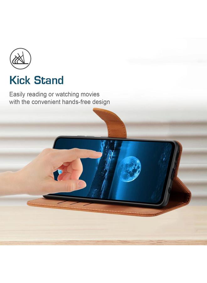 S-TOP Case For OPPO Reno13 Global Stitching Embossed Leather Phone Case - Image 4
