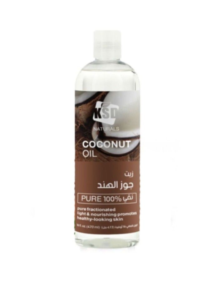 KSD Pure Fractionated Liquid Coconut Oil 473ml  - Image 1