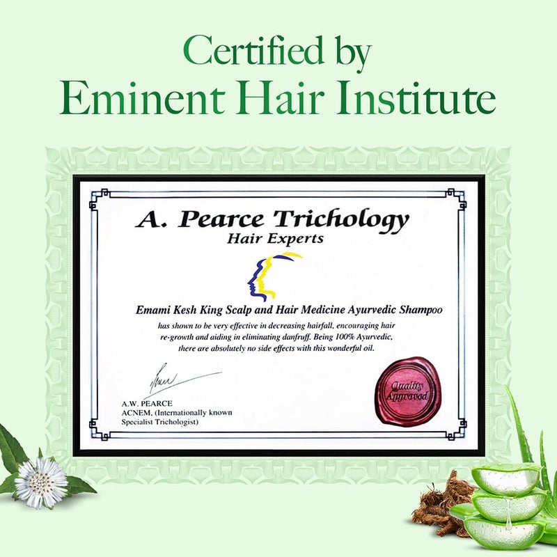 KESH KING Anti Hairfall Shampoo | with 21 Ayurvedic Herbs & Aloe Vera | Provides Healthy Nourished Scalp | for Shiny & Smooth Hair | 20.29 Fl Oz/600ml - Image 5