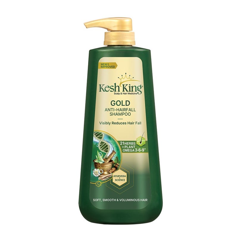 KESH KING Anti Hairfall Shampoo | with 21 Ayurvedic Herbs & Aloe Vera | Provides Healthy Nourished Scalp | for Shiny & Smooth Hair | 20.29 Fl Oz/600ml - Image 1