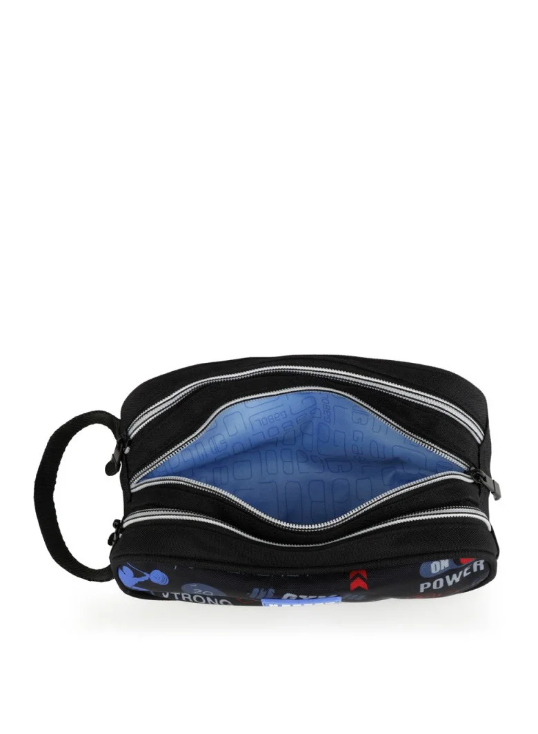 GABOL Black Printed Pencil Case Sporty Design
