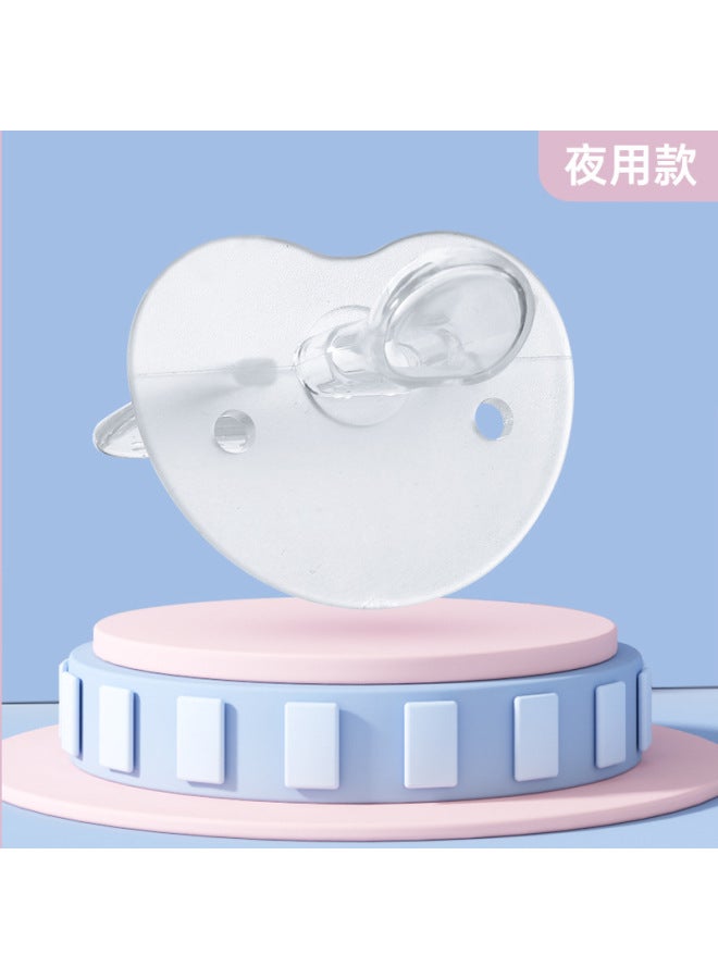English Card Feeding Full Silicone Pacifier Thumb Nipple Type Infant Sleeping Nipple
