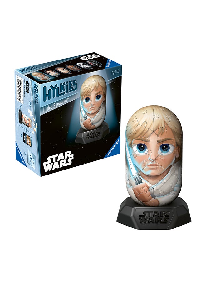 Ravensburger بازل هيلكيز ستار وورز لوك سكاي ووكر ثلاثي الأبعاد - 54 قطعة نموذج كبسولة بلاستيكية، 12.1 سم ارتفاع مع قاعدة، تجميع سهل مرقم، لا حاجة للصمغ | 12001013‑5 - Image 3