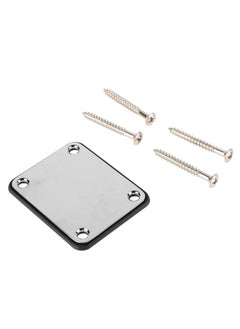 Thoraya Guitar Neck Plate Metal Shim 4 Holes Reinforcement Board Instrument Accessory for Replacement  - Image 2