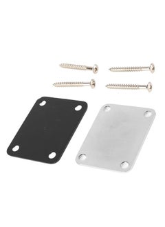 Thoraya Guitar Neck Plate Metal Shim 4 Holes Reinforcement Board Instrument Accessory for Replacement  - Image 4