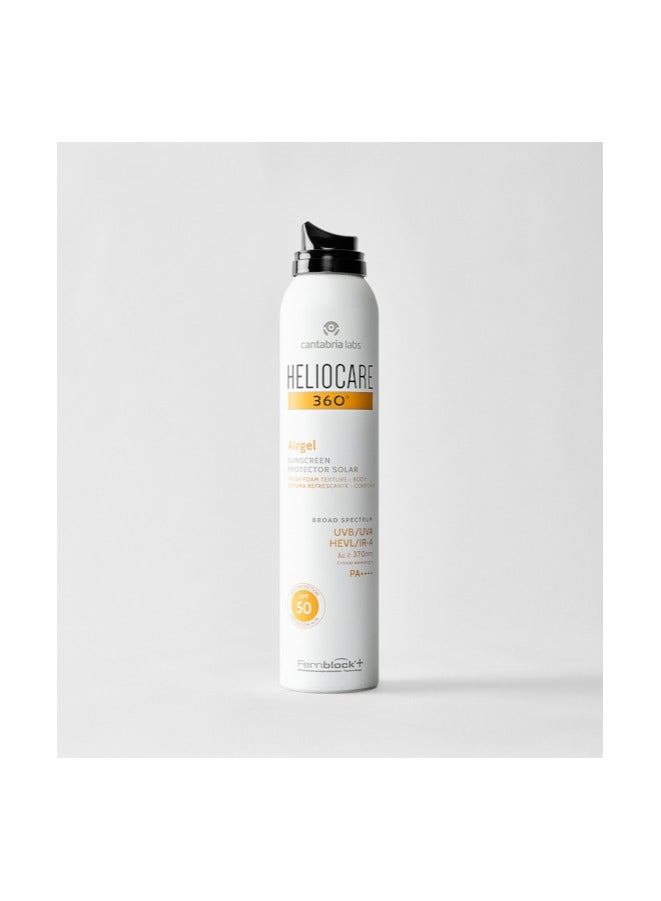 هيليوكير 360º جل هوائي للجسم بعامل حماية من الشمس 50، 200 مل - Image 3