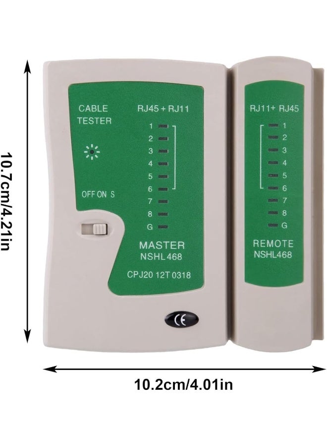 melfi Multifunctional Network Tester Dual-Use Rj45/Rj11 Cable And Wire Detection For Network And Telephone Systems - Image 2