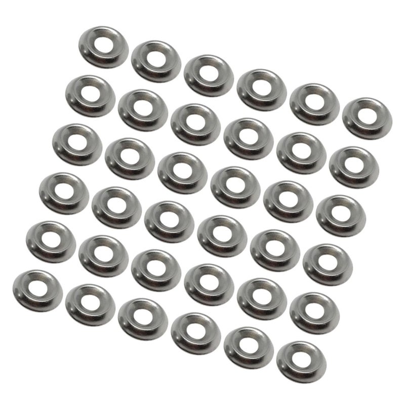 304 Stainless Steel Fisheye Cup Bolt Washers 100 Pcs Rust Proof Industrial Mechanical Fastening Screw Gaskets - Image 2