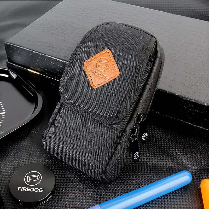 FIREDOG Smell Proof Bag, Odor Proof Pouch Dog Tested Mini Stash Crossbody Bags for Travel Storage (Black) - Image 4