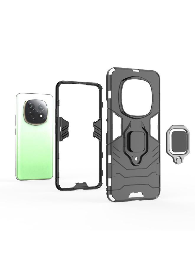 اس-توب جراب Realme P2 Pro مقاوم للصدمات من البولي كربونات + جراب هاتف مزود بحامل من مادة TPU - Image 5