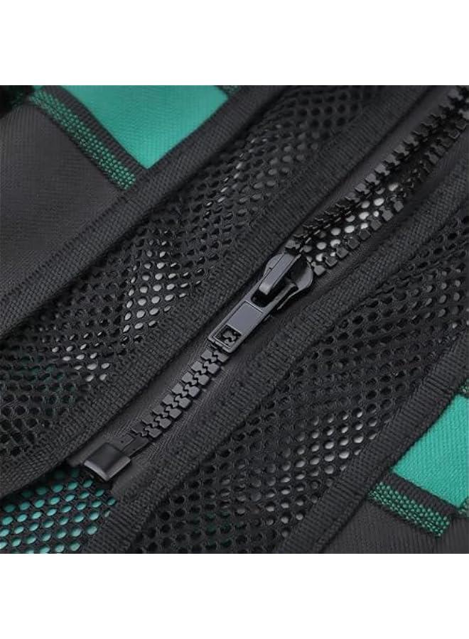 Electrician Tool Vest Multi Pocket Waterproof Heavy Duty Convenient Vest Styles Tool Bag Storage Bag Holder for Construction  - Image 2