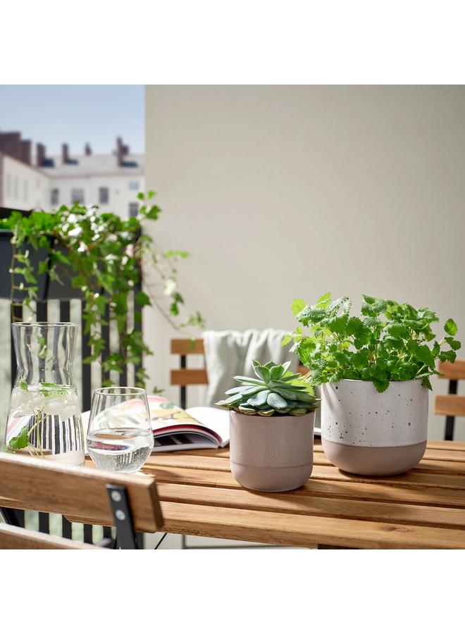 Zaboon Plant pot, in/outdoor/grey, 9 cm - Image 3