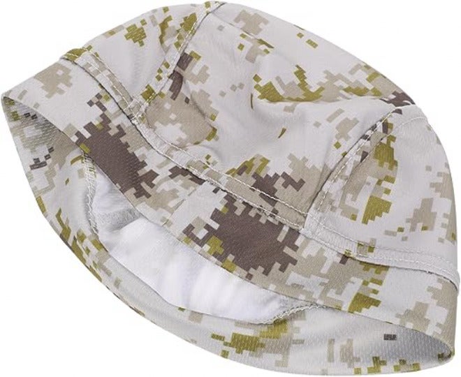 Breathable Motorcycle Helmet Liner Cap, Camouflage No-Brim Elastic Skull Hat, Protective Inner Helmet Accessory for Cycling and Motorbike Riding - Image 2