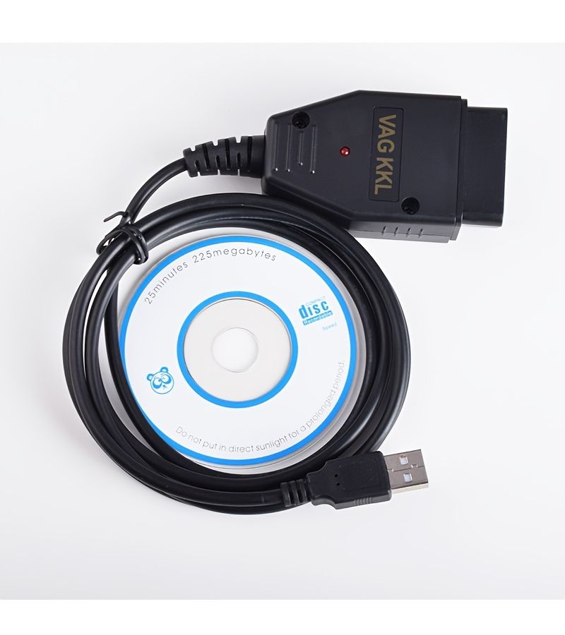 VAG KKL CH340 OBD2 Diagnostic Cable USB Interface For Audi VW Tuning Tool - Image 1