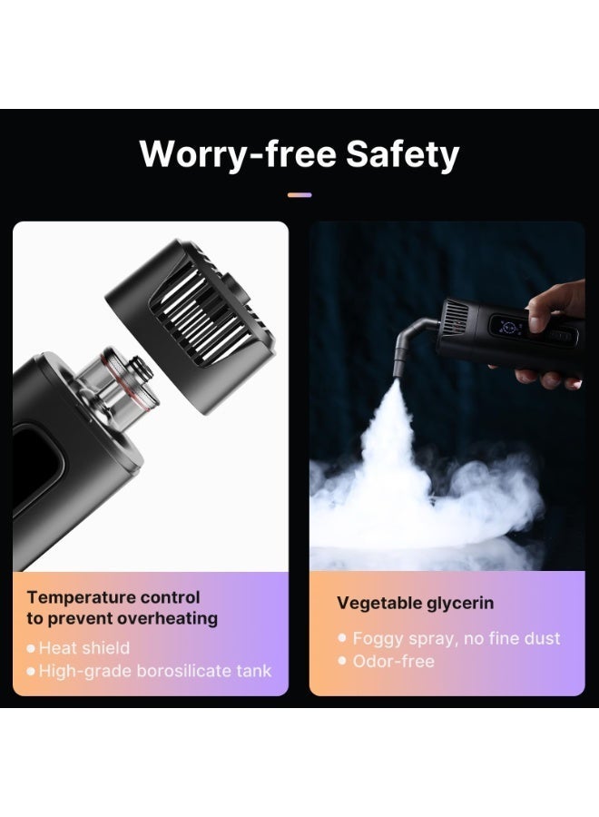 ULANZI FM01 FILMOG Ace Portable Fog Machine R001, 40W Battery Powered Portable Smoke Machine Handheld Fog Machine with Remote Control Fogger for Photography - Image 4