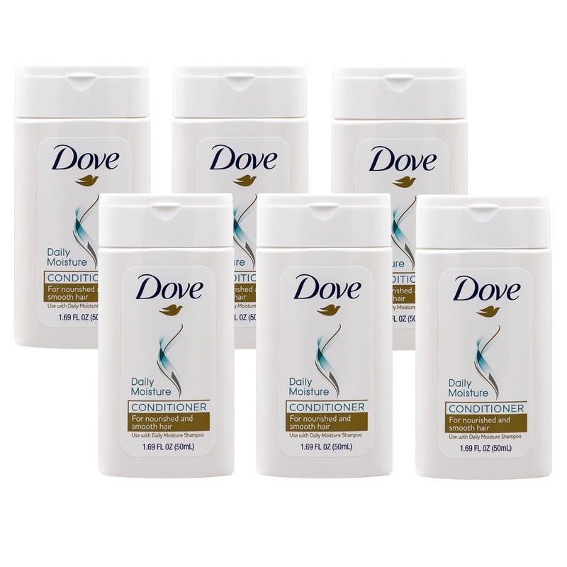 Dove Conditioner Daily Moisture Nourishing System for Smooth Hair 6Pack 17 FL Oz 6 Bottles