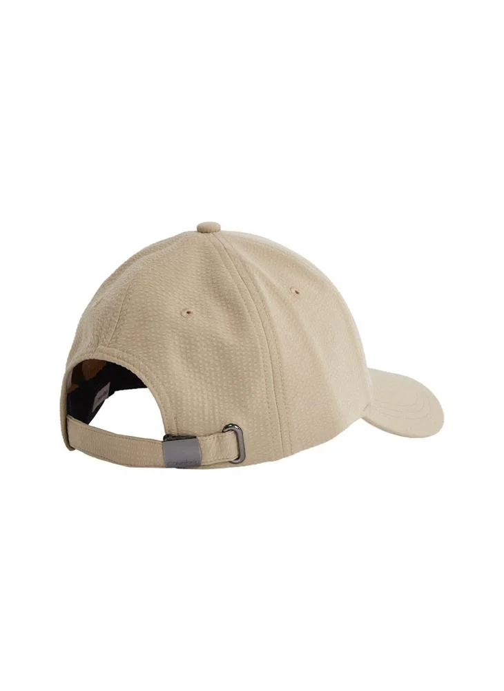 CALVIN KLEIN Seersucker Patch Baseball Cap