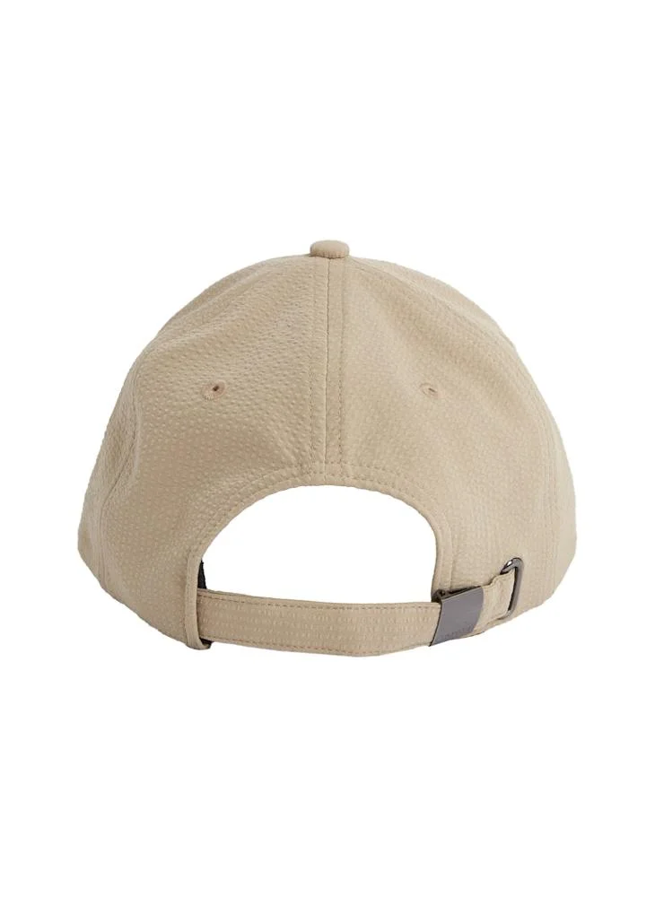 CALVIN KLEIN Seersucker Patch Baseball Cap