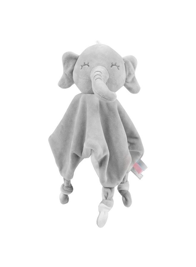 Vicloon Baby Security Blanket Elephant Security Blanket For Babies Soft Blanket For Baby Boys And Girls Baby Snuggle Toy Baby Elephant Stuffed Animal(Grey)  - Image 2