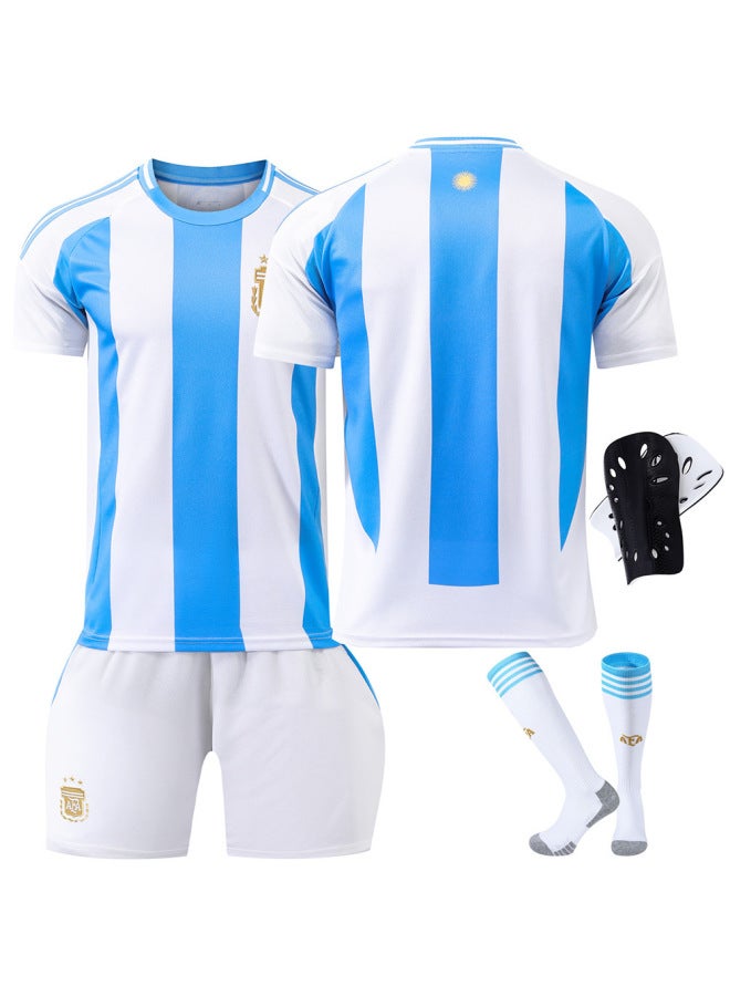 Argentina Football Uniform No. 10 Messi No. 11 America's Cup Jersey Children Adult Jersey Export