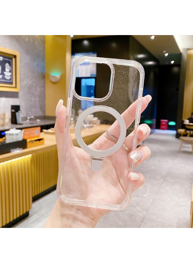 اس-توب جراب هاتف مغناطيسي لامع من ماج سيف مع حامل لهاتف آيفون 15 برو ماكس - Image 2