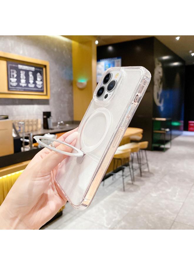 اس-توب جراب هاتف مغناطيسي لامع من ماج سيف مع حامل لهاتف آيفون 15 برو ماكس - Image 4