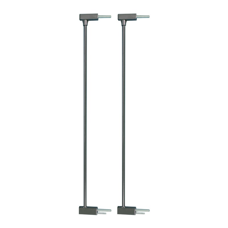 Qdos Auto-Close SafeGate Baby Gate Extensions - Meets Tougher European Standards - Professional Grade Safety - Each Extension Extends The Qdos SafeGate Pressure Gates by 2.75" | Set of 2 | Slate - Image 1