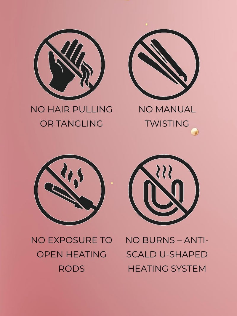 Ktein جهاز كتين لتجعيد الشعر الأوتوماتيكي | تصفيف شعر سهل مع درجة حرارة قابلة للتعديل وتصميم دوار سلس للحصول على تجعيدات مثالية لجميع أنواع الشعر - Image 4