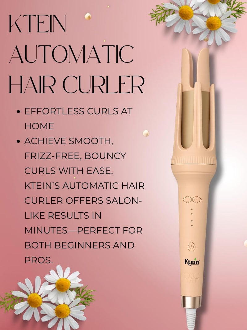 Ktein جهاز كتين لتجعيد الشعر الأوتوماتيكي | تصفيف شعر سهل مع درجة حرارة قابلة للتعديل وتصميم دوار سلس للحصول على تجعيدات مثالية لجميع أنواع الشعر - Image 3