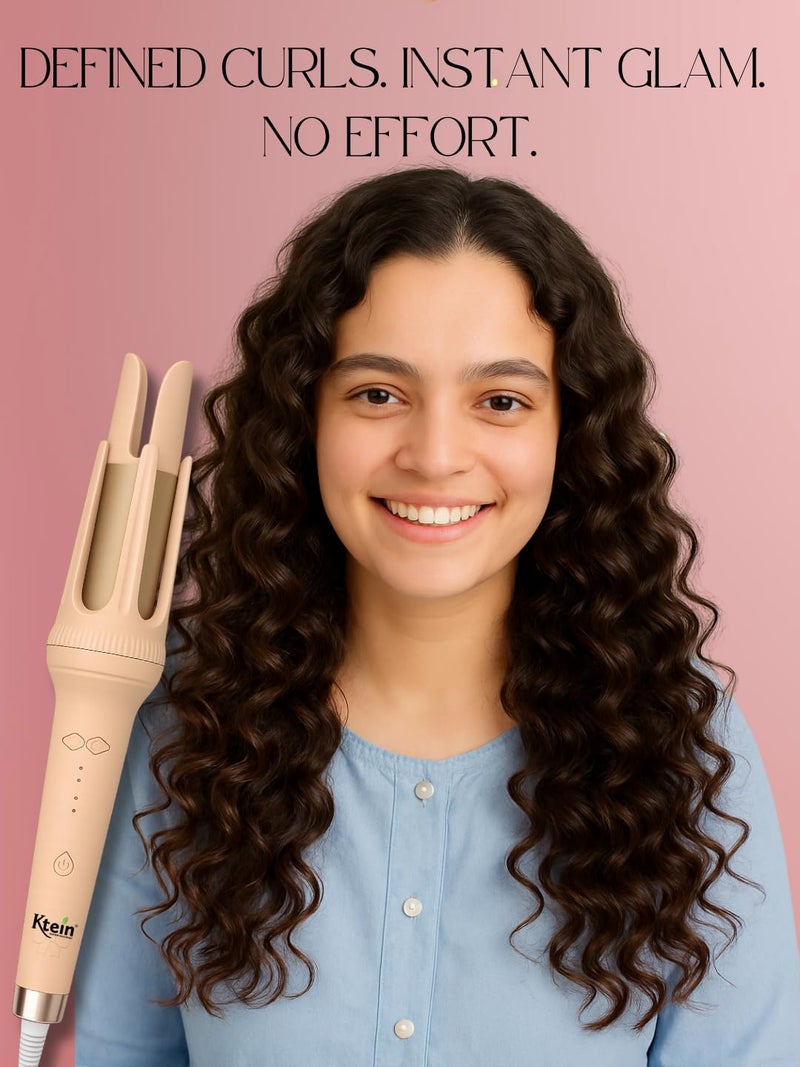 Ktein جهاز كتين لتجعيد الشعر الأوتوماتيكي | تصفيف شعر سهل مع درجة حرارة قابلة للتعديل وتصميم دوار سلس للحصول على تجعيدات مثالية لجميع أنواع الشعر - Image 2