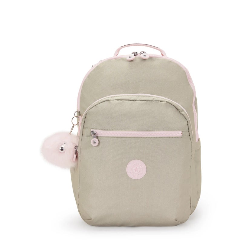 KIPLING KIPLING Kipling Seoul Extra Large Metallic 17" Laptop Backpack - Image 1