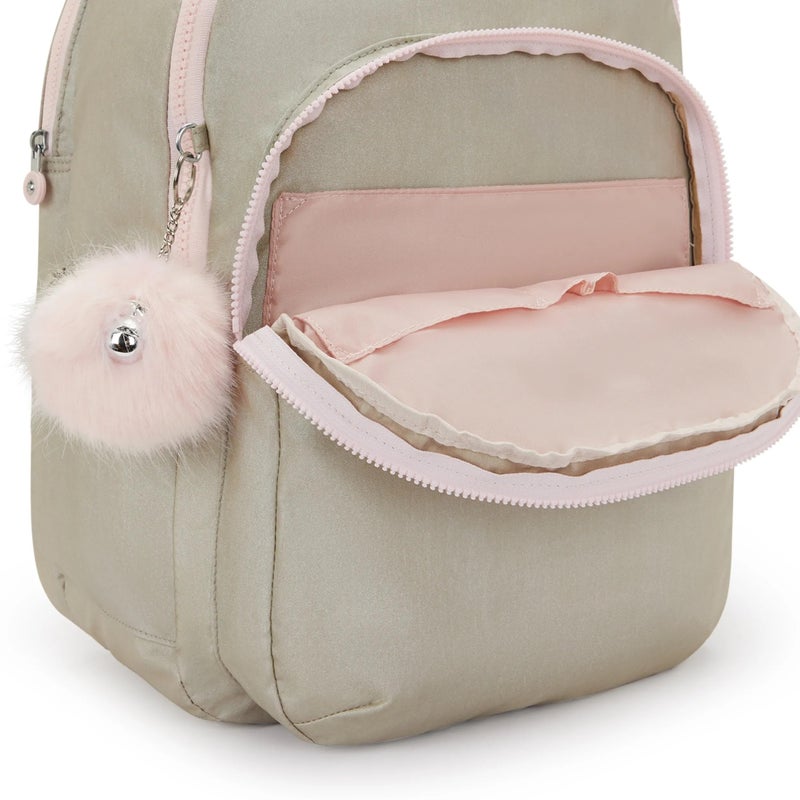 KIPLING KIPLING Kipling Seoul Extra Large Metallic 17" Laptop Backpack - Image 5