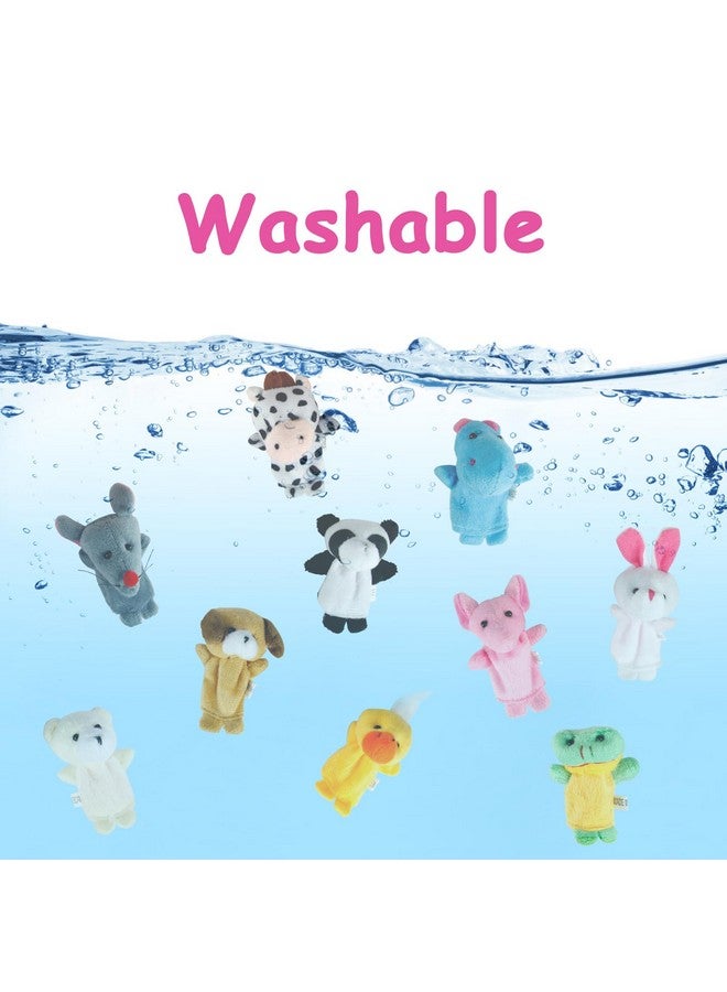 Sealive Plush Animals Finger Puppet Toys - Mini Plush Figures Toy Assortment For Kids, Soft Hands Finger Puppets Game For Autistic Children, Great Family Parents Talking Story Set (10 Pcs(B)) - Image 4