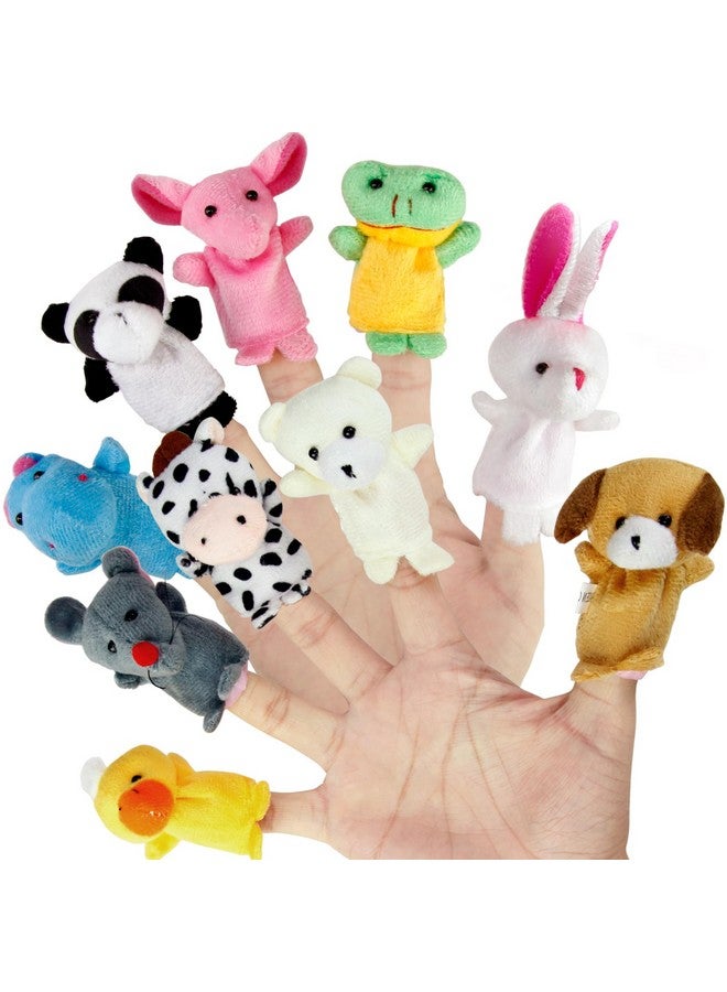 Sealive Plush Animals Finger Puppet Toys - Mini Plush Figures Toy Assortment For Kids, Soft Hands Finger Puppets Game For Autistic Children, Great Family Parents Talking Story Set (10 Pcs(B)) - Image 1