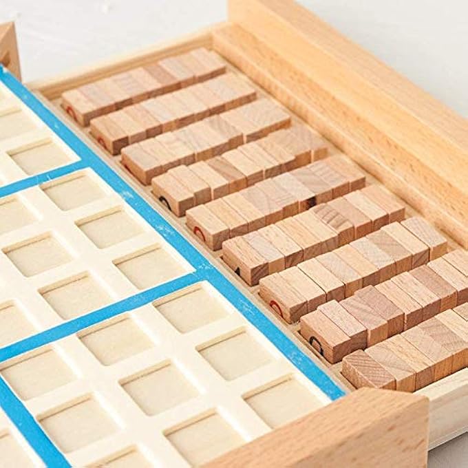 DELEE Wooden Sudoku Board Game with Drawer Number Puzzle ParentChild Action Kids Logical Developmental Intelligence Educational Toy - Image 5