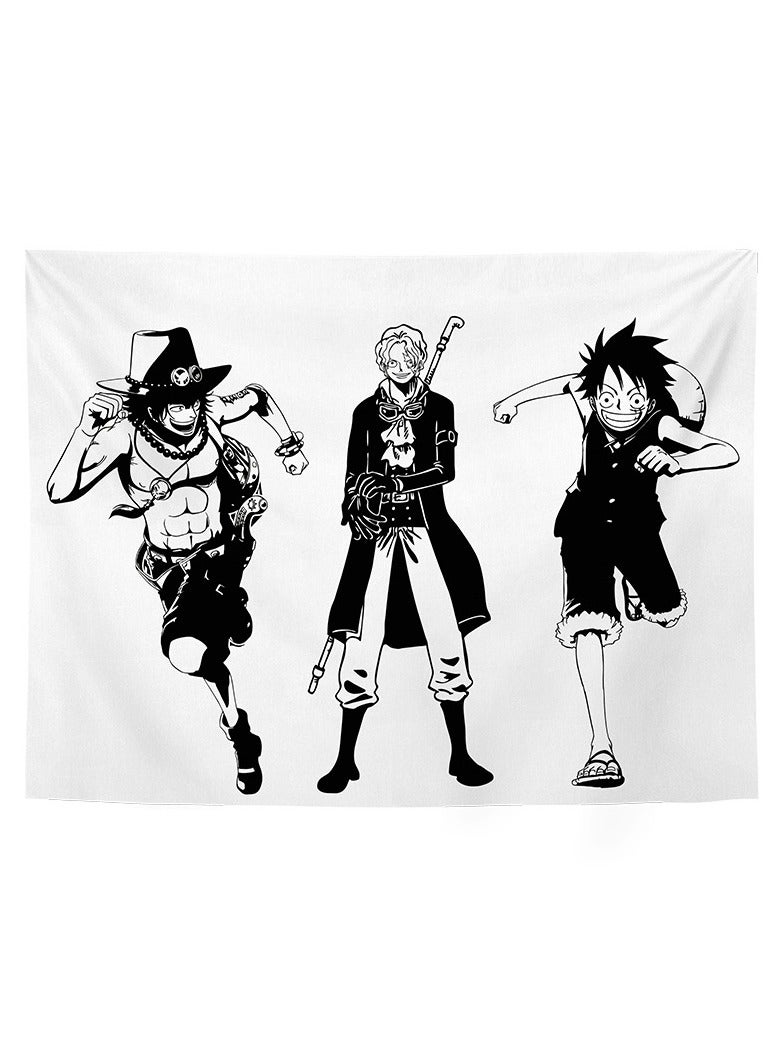 EBMINI One Piece Luffy Anime Background Cloth 